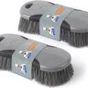 MR.SIGA Multi-Purpose Heavy Duty Scrub Brush - Pack of 2 (6.3" x 2.36" x 1.57" (16 x 6 x 4 cm))