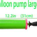 Balloon Pump Handheld Two-Way Dual Action - Hand Blower Air Pumper for Balloons - Ballon Inflator Pumping - Manual Baloon Inflators Machine (Green 1 Piece)