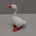 Desk Goose 7 Inch Mini Desktop Goose Statue Decor for Office Living Room Bookshelf & Coffee Table Gift for Friends and Family