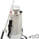 Hand Pump Sprayer Stainless Steel Sprayer for Indoor and Outdoor 2 Gallon Sprayer 20 in Wand 3.3 FT Hose