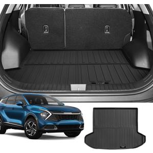 Custom for 2023 2024 2025 Kia Sportage & Sportage Hybrid Cargo Mats Trunk Liner All Weather TPE Protection Mat Accessories (for 2023-2025 Kia Sportage)