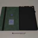 ALILANG Tablet Case for Samsung Galaxy Tab S2 9.7 inch (SM-T813/T815 /T819) with Stylus, Multiple Viewing Angles Premium PU Leather Stand Cover Galaxy Tab S2 9.7 Case-Green