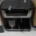 Deluxe 12-Cup Coffee Maker & Single Serve Brewer  Programmable, K-Cup Compatible, Adjustable Brew Size, Glass Carafe, Auto Shut-Off - Ideal for Home or Office