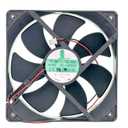 PY-1225H12S DC12V 0.35A 120120mm25mm 12CM 12025 Ice Maker Fan, 2-Wire DC BRUSHLESS Ice Machine Fan