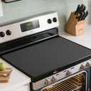 LONGKING 30" x 21" Stove Top Cover for Electric Stove - Silicone Stove Mat for Glass Top Stove, Glass Cooktop Protector, Dish Drying Mats For Kitchen, Range Covers for Electric Stove, Black
