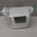 YORY 5 cup Plastic Food Storage Containers with Lids Nestable Freezer Dishwasher Safe Rectangle Meal Prep Container Set,5-Pack