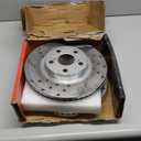 A-Premium 11.02 inch (280mm) Front Drilled and Slotted Disc Brake Rotors Compatible with Select Kia and Hyundai Models - Soul, Forte(Koup), Forte5, Elantra, Elantra Coupe GT, Kona, Veloster, Venue