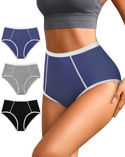 K-CHEONY Womens High Waisted Postpartum Underwear Soft Breathable Full Coverage Stretch Panties 6 Pack K-CHEONY Womens High Waisted Postpartum Underwear Soft Breathable Full Coverage Stretch Panties 6 Pack