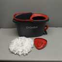 O-Cedar EasyWring Microfiber Spin Mop, Bucket Floor Cleaning System, Red, Gray, Standard