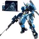 Sluban Mech Building Set,Robot Mecha Building Kit with Two Interchangeable Weapons for Adults, Compatible with Lego Mech Set, 752PCS (Blue)