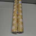 2 x CAKKVDE Vintage Christmas Wrapping Paper Roll - Kraft Gift Wrap with Jute Twine | 17 Inch x 49 Feet Durable Holiday Wrapping Paper for Gifts(White snowflakes)