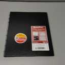 Blueline NotePro Notebook, 1-Subject, Narrow Rule, Black Cover, (75) 9.25 x 7.25 Sheets