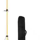 12 Ft./3.7M Professional Lasers Level Pole with Tripod, Adjustable Telescoping Pole for Leveling Tools, Multi-functional Fine-tuning Bracket with 1/4 and 5/8 Thread Adapters, Includes Carrying Bag