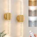 Peel and Stick Gold Rechargeable Magnetic Wireless Wall Sconces Set of 2Peel and Stick Gold Rechargeable Magnetic Wireless Wall Sconces Set of 2
Linear Wall Lights with Remote and Touch Control, 3CCT and Dimmable Battery Operated Wall Lamp for Bedroom Living Room
Linear Wall Lights with Remote and Touch Control, 3CCT and Dimmable Battery Operated Wall Lamp for Bedroom Living Room