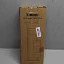 Kitsure Toilet Paper Holder Free Standing  Rustproof Metal Toilet Paper Stand for 4 Rolls with Anti-Slip Base and Shelf for Phone & Small Items, Bathroom Organizers and Storage, Medium, Silver (Medium - 1 Pack)