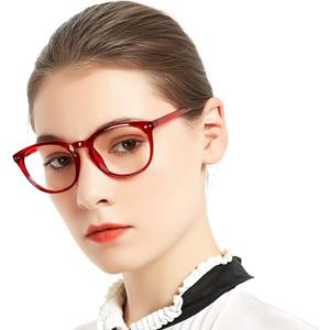 MARE AZZURO Reading Glasses Women Readers 5.0 Stylish Round Reader +5.00 with Spring Hinge