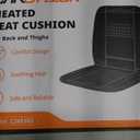 Heated Seat Cover 22 Wide with Fast Heat Large Size Warmer