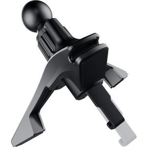 ZEEHOO Universal Air Vent Clip for Car Mount with [ Diameter 0.67 in (17 mm)] Joint Ball, Phone Vent Clip for Most Car Phone Holder & Wireless Car Charger Black