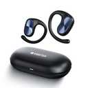 Open Ear Headphones, Wireless Earbuds with Rich Bass, Bluetooth Stereo Sports Headphones with Charging Case, 45H Playtime Earbuds IPX5 Waterproof for Cycling, Running, Travel (0.3oz Lightweight)