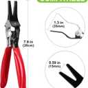 Toolwiz Automobile Hose Removal Pliers, Auto Fuel, and Vacuum Line Tube Hose Remover Pliers, Separator Tools Pipe Repairing Tool for Marine, Oil, Hosepipes Vehicle