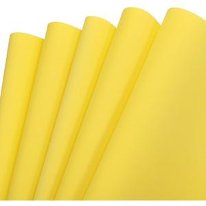 MECCANIXITY EVA Foam Sheets Lemon Yellow 19.7 Inch x 35.4 Inch 1mm Thick Crafts Foam Sheets for Costumes, Arts and Crafts Projects Pack of 5