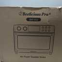 28QT Air Fryer Toaster Oven Combo, Large 12-in-1 Convection Countertop Oven with Next-Gen HeatWave Convection, 3-Layer Cooking, Rotisserie for Chicken, Fits 11" Pizza, All Accessories, Stainless Steel