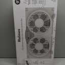 HOLMES 9" Twin Digital Window Fan, Reversible Airflow Blades, In/Out Exchange, 3 Speeds, Built-In Extender Panels, Ideal for Home, Bedroom or Office, Remote Control, White