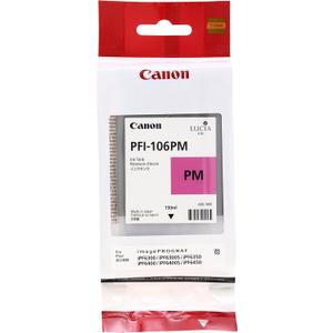 CANON LASER - CONSUMABLES 6626B001 PFI106PM PIGMENT INK TANK 130ML