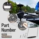 2990906 Handle Assembly Compatible with Minn Kota U-Handle Quick Release Bracket Handles PD/AP, for 1854021 MKA-21 and 1854017 RTA-17 Trolling Motor Quick Release Bracket