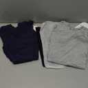 Neer 3 Pack Womens Underscrub Shirts Long Sleeve Crewneck Tops Fitted Layering Clothes Comfort Knit Tops for Nurse (Small, Black, Light Mixed Gray, Navy Blue)