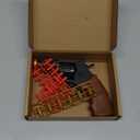 Toy Gun, Soft Bullet Toy Revolver, Game Catapult Toy Gun Foam Blaster, Christmas Birthday Gifts for Children and Adult(Brown)