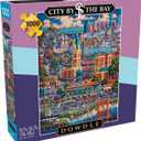 Buffalo Games - Dowdle - City by The Bay - 1000 Piece Jigsaw Puzzle for Adults -Challenging Puzzle Perfect for Game Nights - Finished Size is 26.75 x 19.75