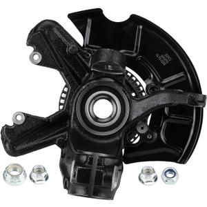 Front Right Passenger Side Steering Knuckle & Wheel Bearing Hub Assembly Fit for Volkswagen Beetle 1998-2010, for Golf 1999-2006 & 2010, for Jetta 1999-2005, 698-374, Only fit with 280mm Rotor models