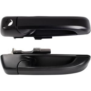 TRQ Left and Right Exterior Door Handle Set Drivers Side Compatible with 2006-2010 Jeep Commander 2005-2010 Grand Cherokee