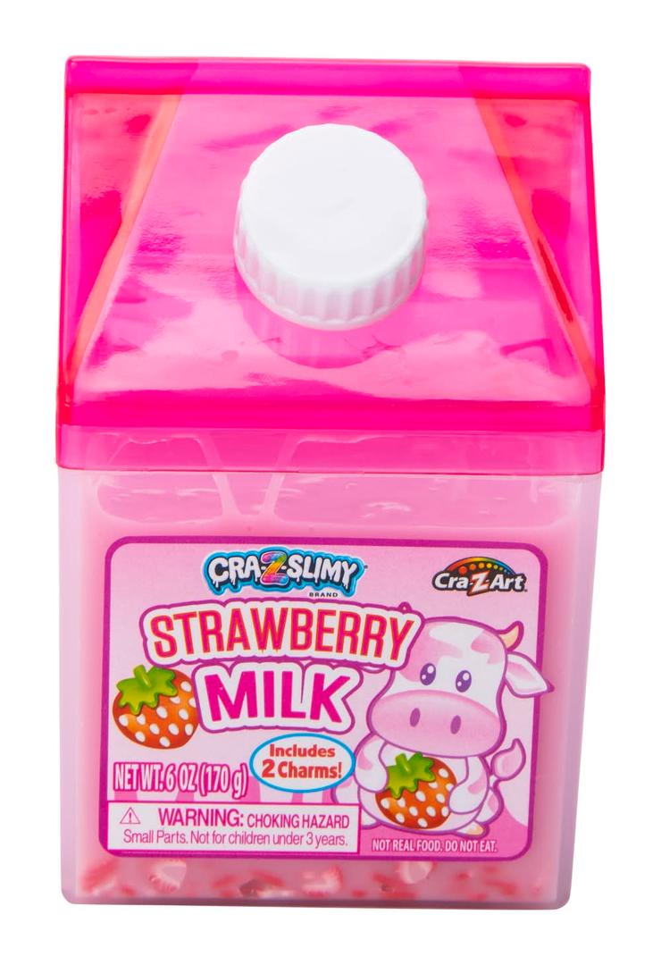 CraZslimy Strawberry Milk And Party Candles 12Ct CraZslimy Strawberry Milk And Party Candles 12Ct