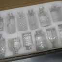 RUCKAE Small Clear Bud Vases Bulk 12 Pack Mini Flower Glass Vases for Centerpiece Table Wedding Decorations Home Decor Party