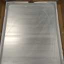 40x30 Inch LED Mirror for Bathroom,Brushed Sliver Metal Frame Lighted Vanity Mirror,Anti Fog Stepless Dimmable,Light Up Wall Mounted Mirror(Horizontal/Vertical) (Silver)