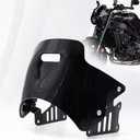 Motorcycle Windshield Acrylic Spoiler Deflector Front Windscreen for Yamaha XSR 900 XSR900 xsr900 2022 2023 2024 Accessories (Black)