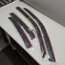 in-Channel Rain Guards Compatible with 2011-2023 Chrysler 300 Smoke Tint Vent Visors Side Window Deflectors 4pcs