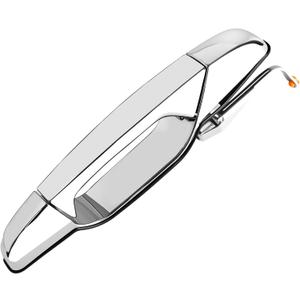 FAERSI Exterior Chrome Door Handle Rear Right Passenger Side Compatible with 2007-2014 Chevy Silverado Suburban Avalanche Tahoe, GMC Sierra Yukon, Cadillac Escalade | Replaces# 80547 15915660