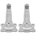 Spindle #84 E-Z Lube Weld-On with Brake Flange for 3500 lbs Trailer Axle - Compatible with Bearings Kit L44649/10 & L68149/11 - [2-Pack]