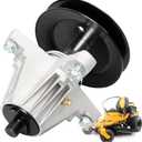 Deck Spindle Assembly Fit for Cub Cadet, MTD, Craftsman, Troy Bilt 50-Inch Deck Mowers - Fits ZT1-50, ZT2-50, Z5600, Z5650, Mustang Z50 - Includes Bolts & Threads- Replaces 618-09256, 618P09256