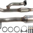 Rear Catalytic Converter Compatible with 2004-2006 Lexus ES330/ Toyota Camry, 2004-2008 Solara 3.3L V6, Direct Fit Catalytic Convertor Replacement Parts