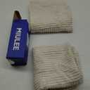 MIULEE Beige Corduroy Pillow Covers Pack of 2 Boho Decorative Spliced Throw Pillow Covers Soft Solid Couch Pillowcases Cross Patchwork Textured Cushion Covers for Living Room Bed Sofa 18x18 inch