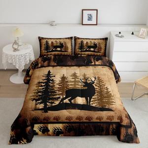 Feelyou Cute Deer Comforter Set for Girls Boys Kids Deer Hunting Bedding Set Room Decorative Rustic Bear Paw Print Bedding Set Canbin Deer Brown Duvet Set Queen Size 3Pcs Quilt Set (Multi 2023030210) Feelyou Cute Deer Comforter Set for Girls Boys Kids Deer Hunting Bedding Set Room Decorative Rustic Bear Paw Print Bedding Set Canbin Deer Brown Duvet Set Queen Size 3Pcs Quilt Set (Multi 2023030210)