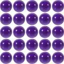 Luxshiny 50pcs Bingo Balls Lottery Balls Plastic Hollow Bingo Balls Raffle Balls Pink Lotto Ball Round Vending Machine (Purple)