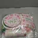 One In A Melon Party Decorations, Watermelon Birthday Decorations with One In A Melon Backdrop Watermelon 1st Plates Napkins Cake Topper Tablecloth Balloon Arch Box for 1st Girl Birthday Party