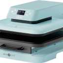 HTVRONT Auto Heat Press Machine for T Shirts - Heat Press 15x15 with Auto Release - Heats Up Fast & Heat Evenly, Professional Machines for HTV, Sublimation, Heat Transfer Projects (Blue)