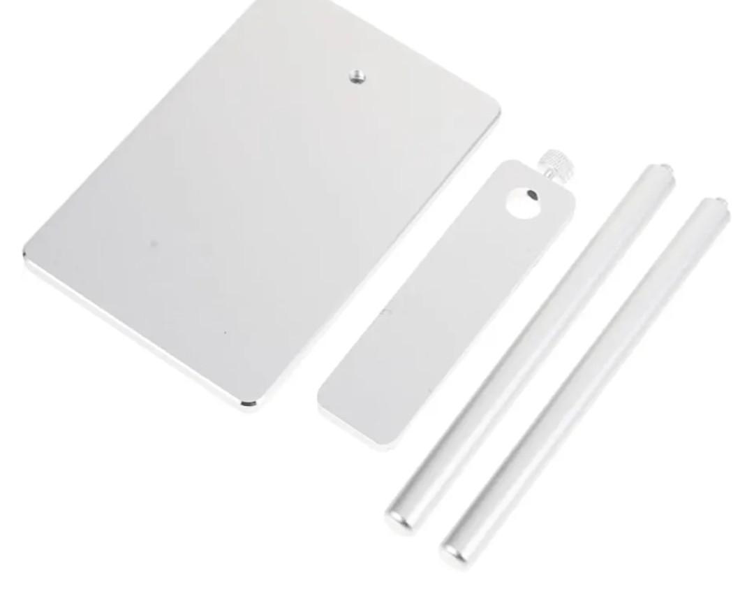 PartyKindom Headset Holder Stand Rack for Headphones Creative Aluminum Earphone Hanger Silver Sleek Design for Home Office Use Organizes and Displays All of Headsets