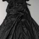 Ryanth BLack Satin Dress with Corset 10